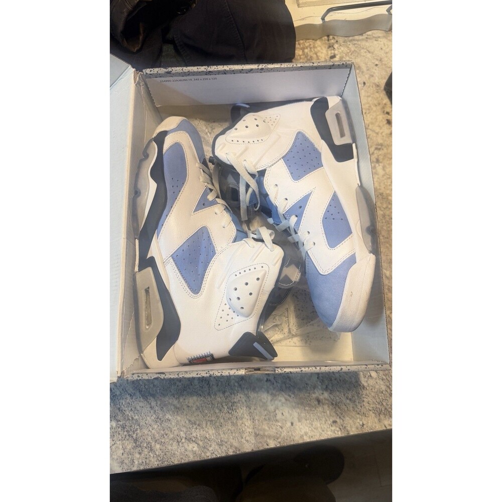 Air Jordan 6 Retro "UNC" 2022 - Size 12 - ct8529 410 (2129-7) Size 11.5 Worn - Picture 3 of 7